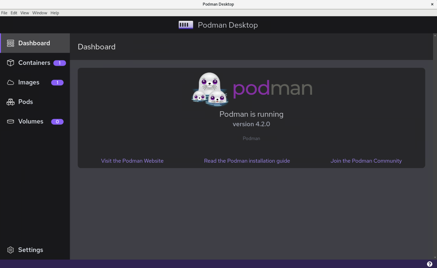 Podman-Dashboard