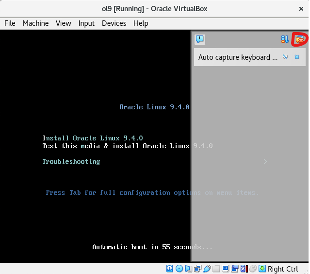 open vnc