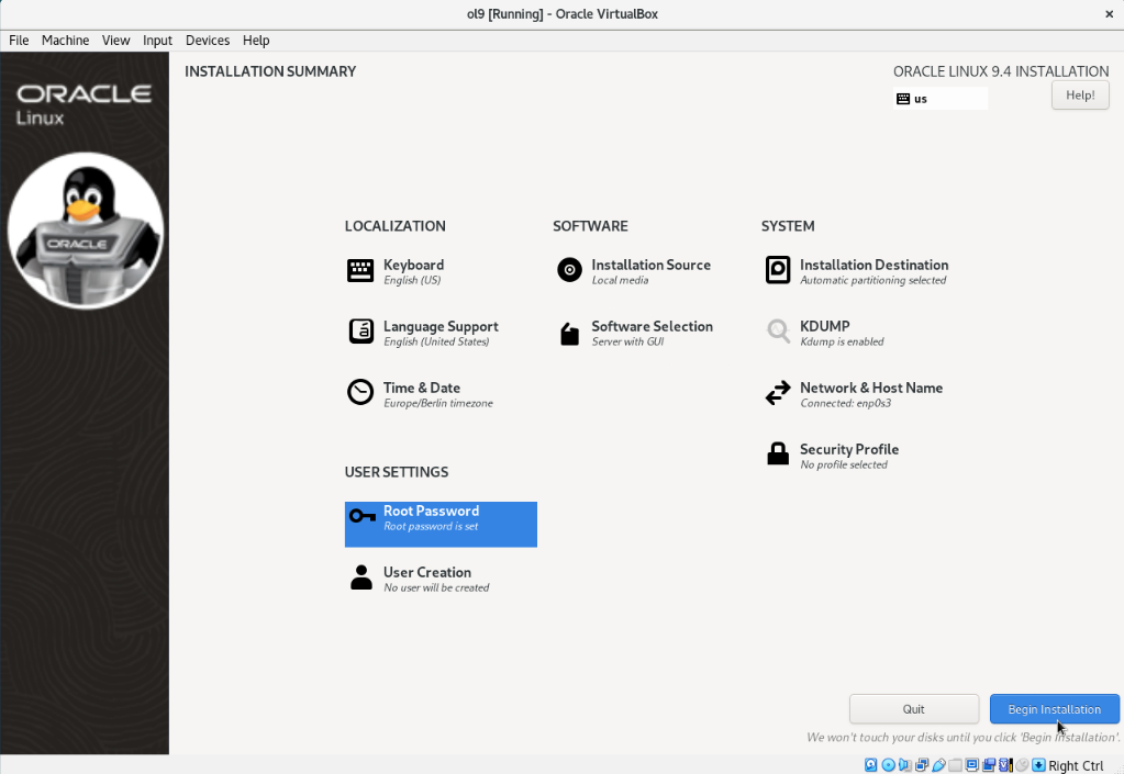 open vnc