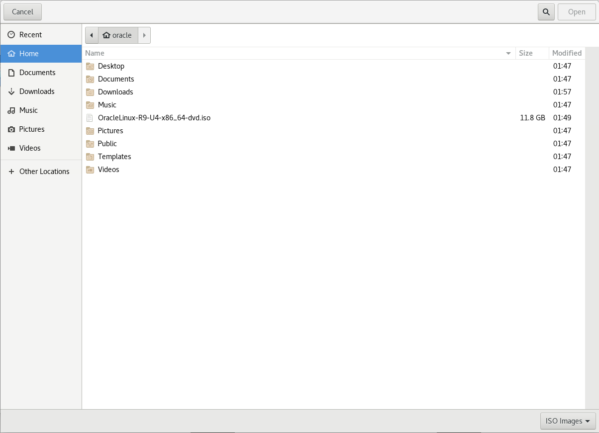 open vnc