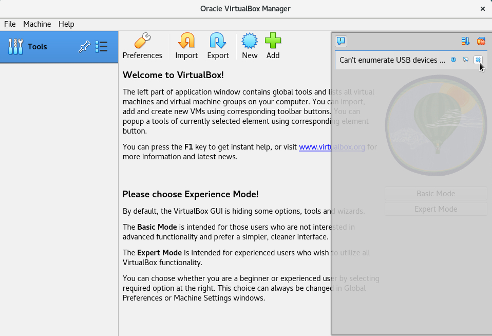 open vnc